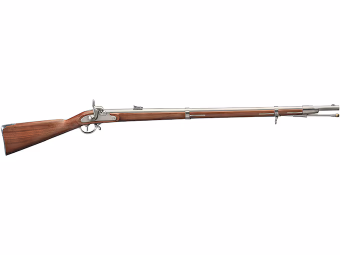 httpsblackhillsshooterssupply.comwp-contentuploads202512dvd.avif Pedersoli 1854 Lorenz Infantry Type II Muzzleloading Rifle 54 Caliber Percussion 37″ Steel Barrel Walnut Stock - Image 1