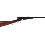 Uberti 1858 Remington Revolving Carbine Black Powder Rifle 44 Caliber 18″ Blued Barrel Walnut Stock