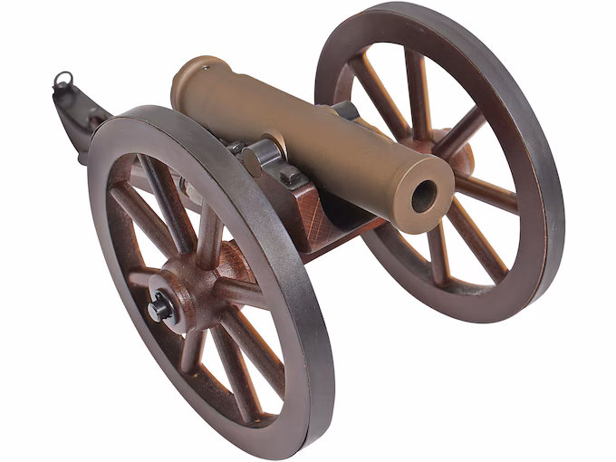 httpsblackhillsshooterssupply.comwp-contentuploads202512fverer.avif Traditions Mountain Howitzer Black Powder Cannon 50 Caliber Bronze Cerakote Barrel Hardwood Carriage - Image 1