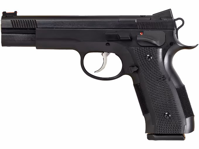 httpsblackhillsshooterssupply.comwp-contentuploads202512rrrhrh.avif CZ A01-SD 9mm Luger Pistol 5″ Barrel 19+1 Round Black - Image 1