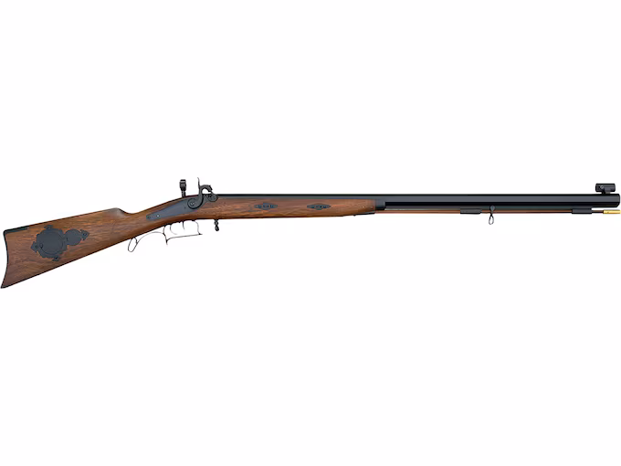 httpsblackhillsshooterssupply.comwp-contentuploads202512rryfkkr.avif Pedersoli Tyron Creedmore Muzzleloading Rifle 45 Caliber Percussion 32 3/8 ” Blued Barrel Walnut Stock - Image 1