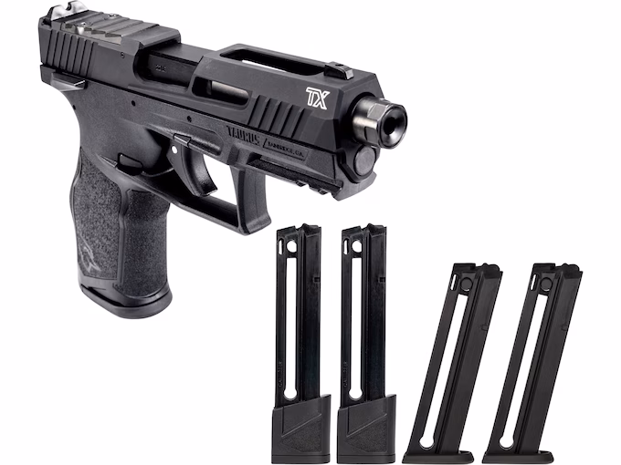 httpsblackhillsshooterssupply.comwp-contentuploads202512uuuuuuuu5j5j5j.avif Taurus TX22 G2 Bundle 22 Long Rifle Pistol 4.6″ Threaded Barrel 22+1 Round Black - Image 1