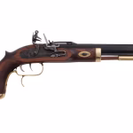 Traditions Trapper Flintlock Pistol 50 Caliber 9.75″ Blued Barrel Walnut Stock