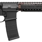 Daniel Defense 0208806027011 DDM4 M4A1 5.56x45mm NATO 30+1 14.50″ Threaded Barrel, Black Hard Coat Anodized Receiver, 6 Position Stock w/SoftTouch Overmolding, Flat Dark Earth Handguard