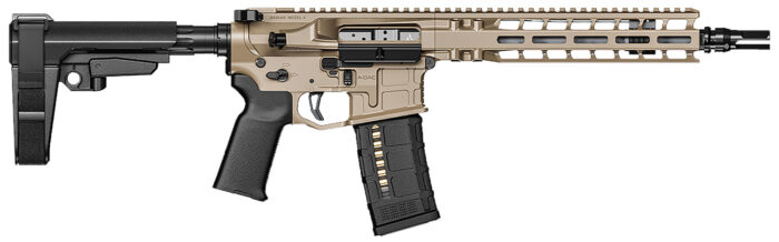 httpsblackhillsshooterssupply.comwp-contentuploads202603ergegegege-700x218-1.jpg Radian Weapons R0514 Model 1 Pistol 223 Wylde 30+1 10.50″, FDE Billet Rec/M-Lok Handguard, Smooth Buffer Tube (No Brace), Magpul Grip, Ambi Controls, Dead Air QD Flash Hider, Adj. Trigger - Image 1