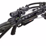 TenPoint Turbo X Crossbow with RangeMaster 100 Scope ACUslide Moss Green