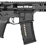 Radian Weapons R0052 Model 1 Pistol 300 Blackout 30+1 9″, Black, Billet Rec, M-Lok Handguard, Smooth Buffer Tube (No Brace), Magpul Grip, Ambi Controls, Dead Air QD Flash Hider, Adj. Trigger