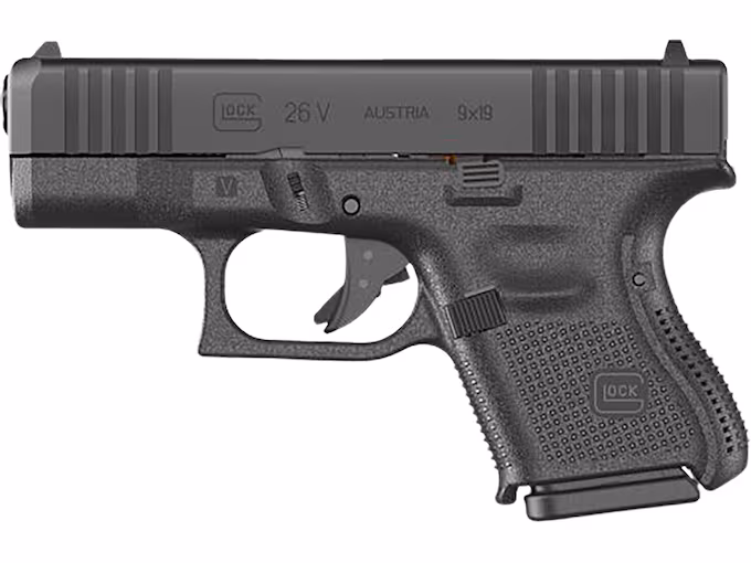 httpsblackhillsshooterssupply.comwp-contentuploads202603rkurhkrtk.avif Glock 26 V 9mm Luger Pistol 3.43″ Barrel 10+1 Round Black - Image 1