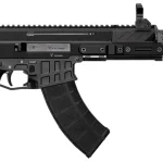 CZ-USA 91450 Bren 2 MS 5.56x45mm NATO 30+1 8.26″ Black Cold Hammer Forged Barrel & Frame, Black Stippled Polymer Grips Right Hand