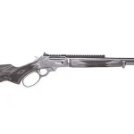 Custom & Collectible Marlin 1895 SBL Grizzly Lever Action Rifle CNCMAR4570, 19″, 45-70 Gov, Stainless Engraved Reciever, Gray Laminate Wood, 6+1