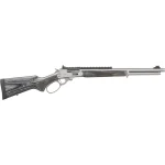 Marlin 1895 Big Loop Lever Action Rifle 70478, 45-70 Govt, 19 in, Black/Gray Laminate Stock, Stainless Finish, 6 Rds